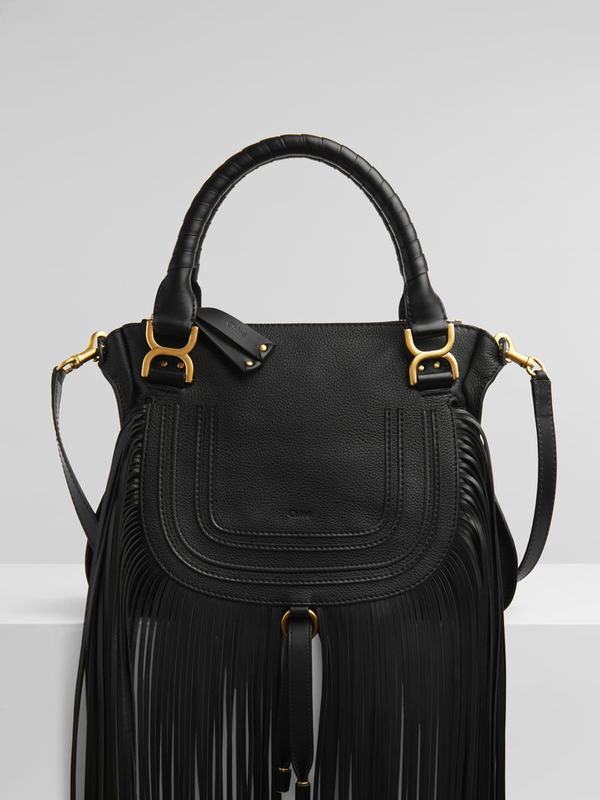 Chloé Bolsos Mujer Marcie Negras Suede NBLW35470